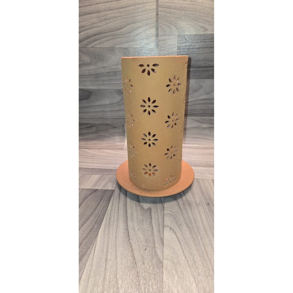 Partylite Terra Blossom Pillar Lantern P8858